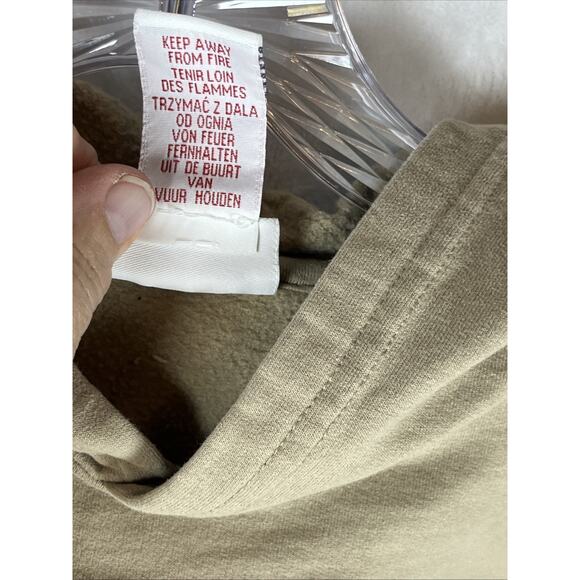 Tommy Bahama Hoodie Sweatshirt Youth M Khaki Tan Mountains Woods Skiing Hoodie - Picture 6 of 6